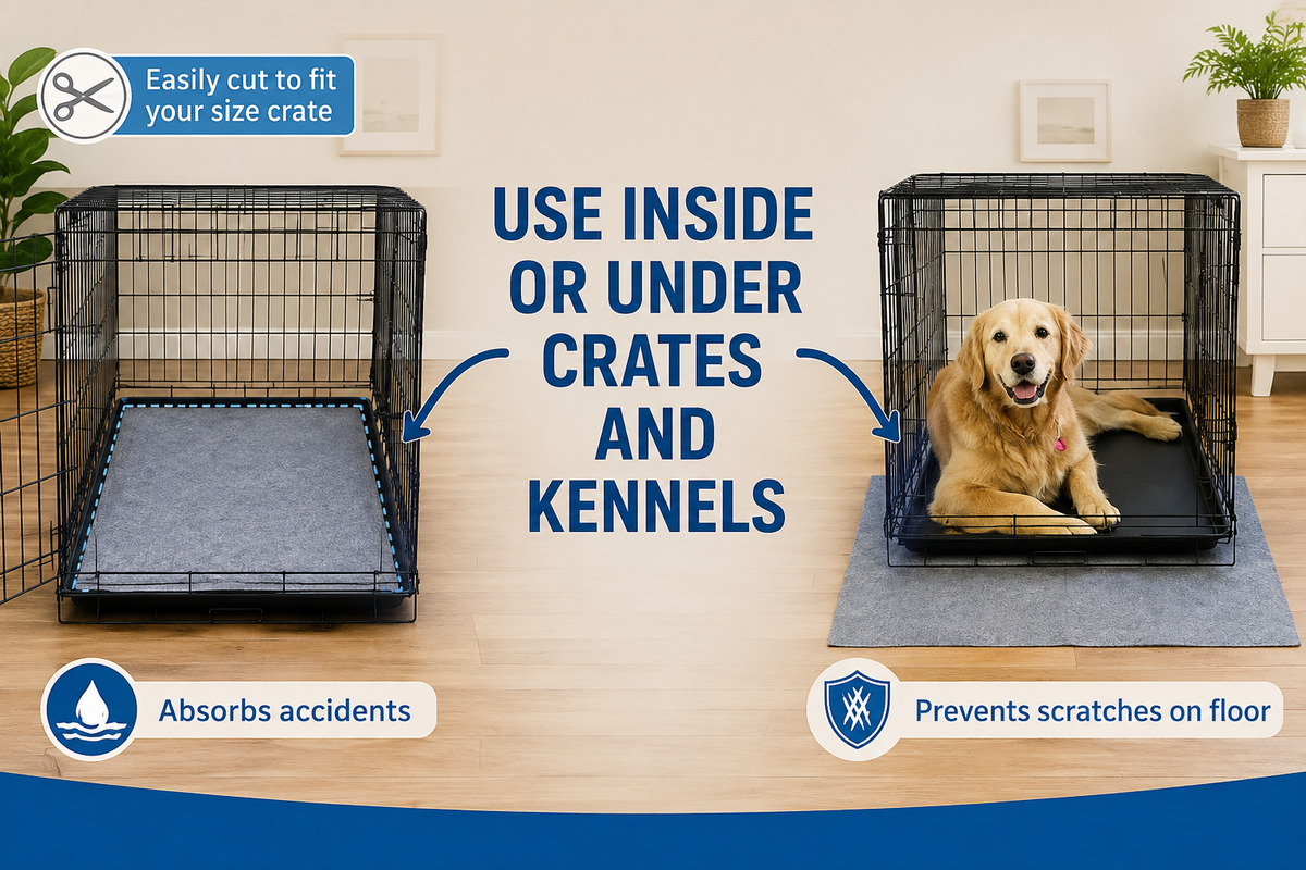 Waterproof Dog Crate Mat Liner