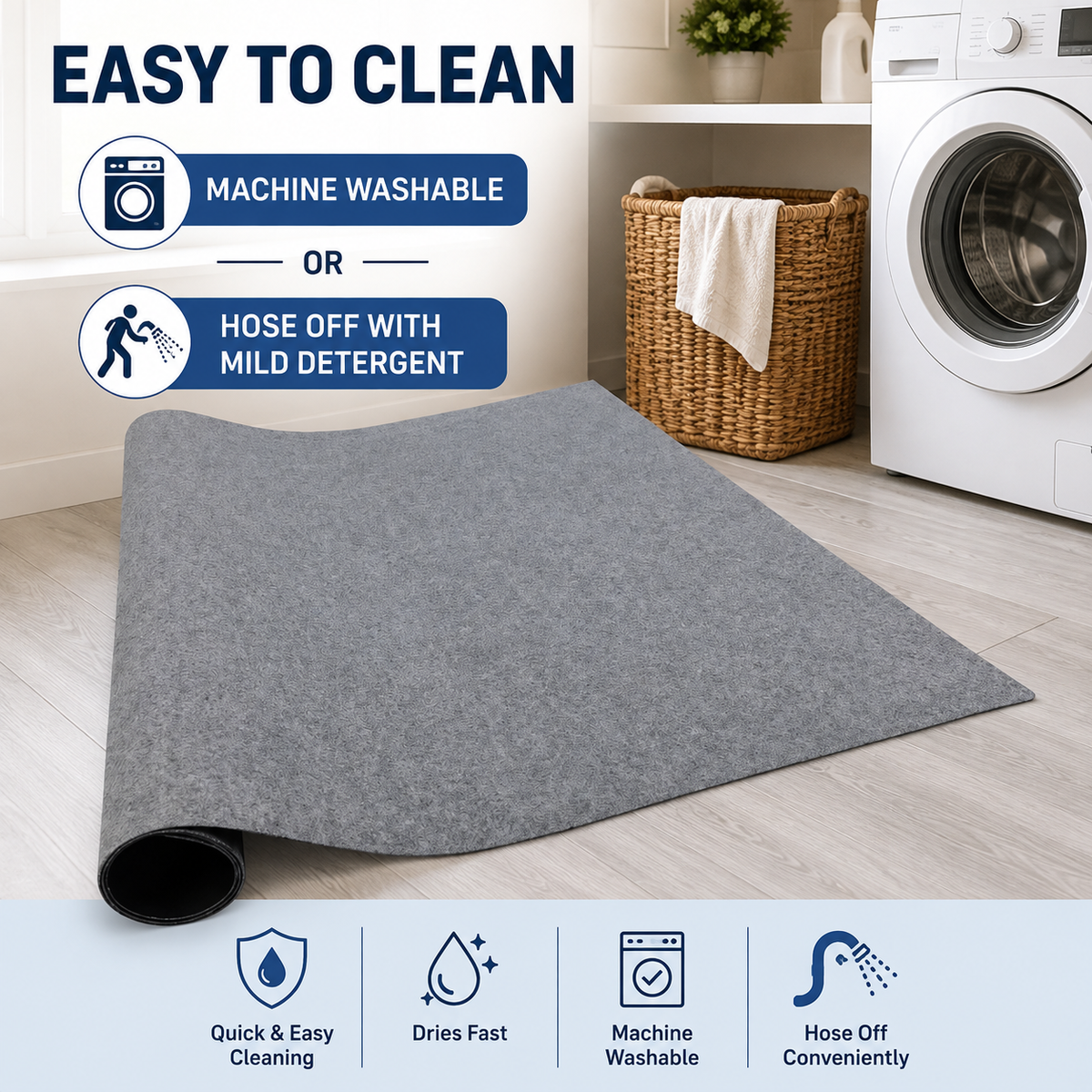 Waterproof Dog Crate Mat Liner