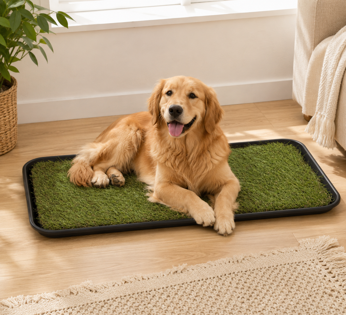 Reusable Grass Pet Training Tray
