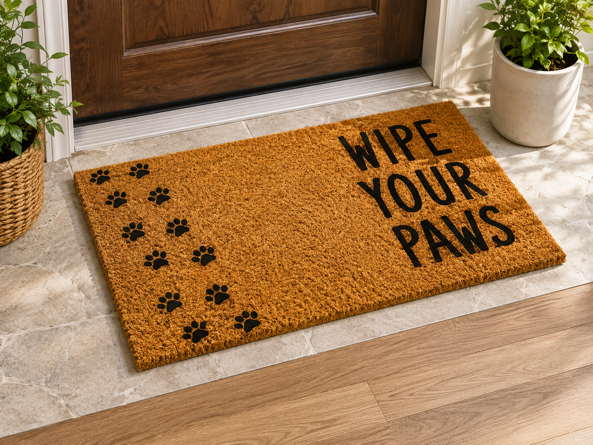 Wipe Your Paws Pet Doormat