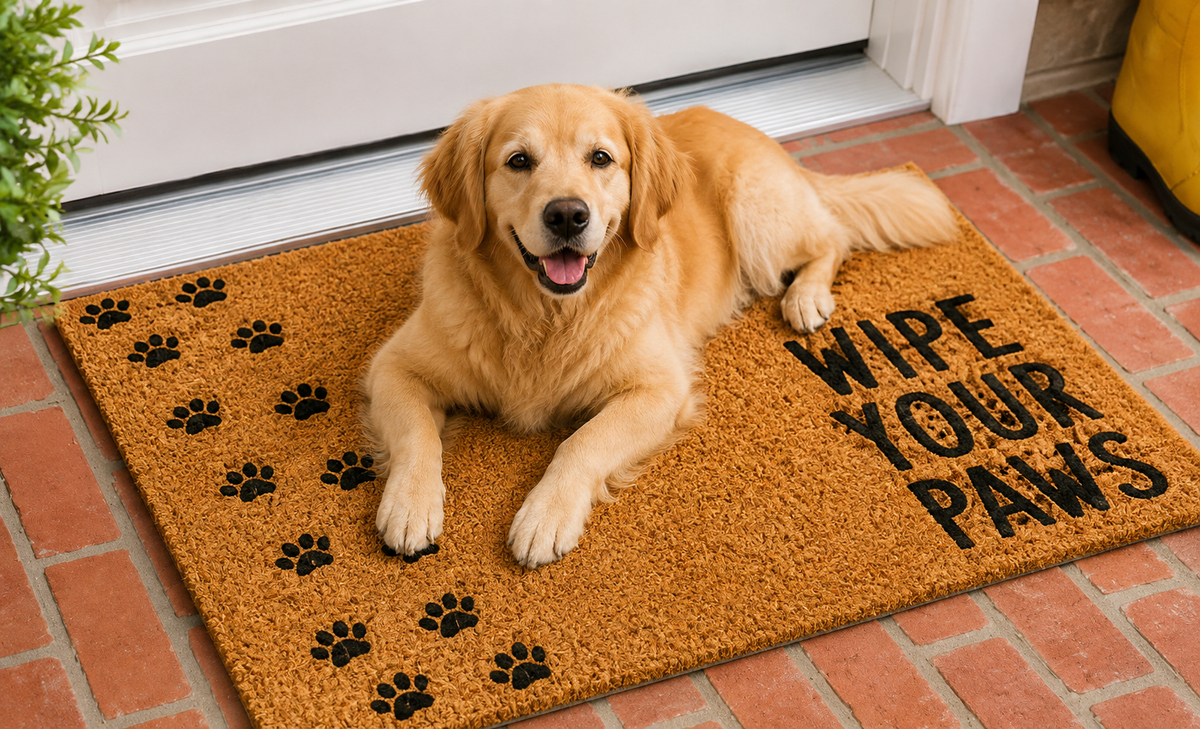 Wipe Your Paws Pet Doormat
